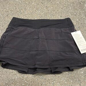 Lululemon Black Pace Rival Skirt NWT